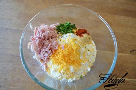 Pan de jamón y queso del Siglo XXI (Lorraine Pascale) Ingredientes pan de jamón