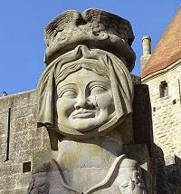 La dama de Carcassonne, la Dama Carcas (siglo VIII)