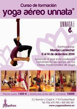 CURSO DE FORMACIÓN EN YOGA AÉREO UNNATA EN ESPAÑA CURSO DE FORMACIÓN EN YOGA AÉREO UNNATA EN ESPAÑA