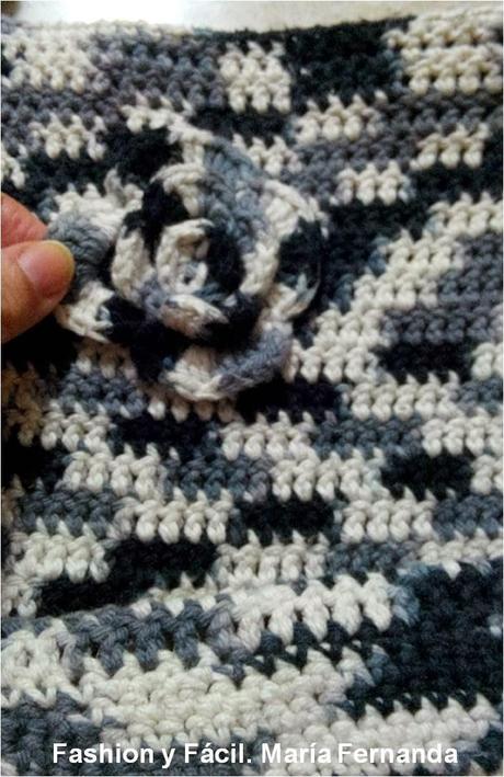Tejer a ganchillo una cartera o bolso tipo bandolera yin yang (A crocheted bag yin yang)