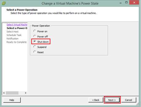 Programar tareas sobre una máquina virtual VMware ShutDown Maquina Virtual por DBigCloud