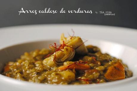 Arroz caldoso de verduras para DIRECTAS AL GRANO Arroz caldoso de verduras para DIRECTAS AL GRANO