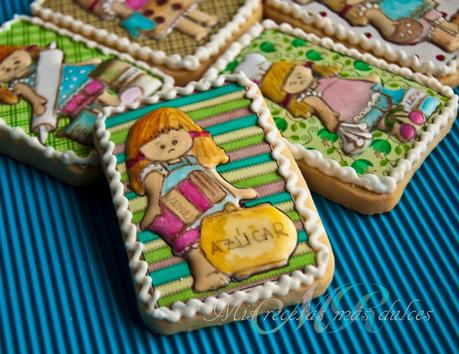 GALLETAS CON PAPEL DE AZÚCAR Y GLASEADAS GALLETAS CON PAPEL DE AZÚCAR Y GLASEADAS