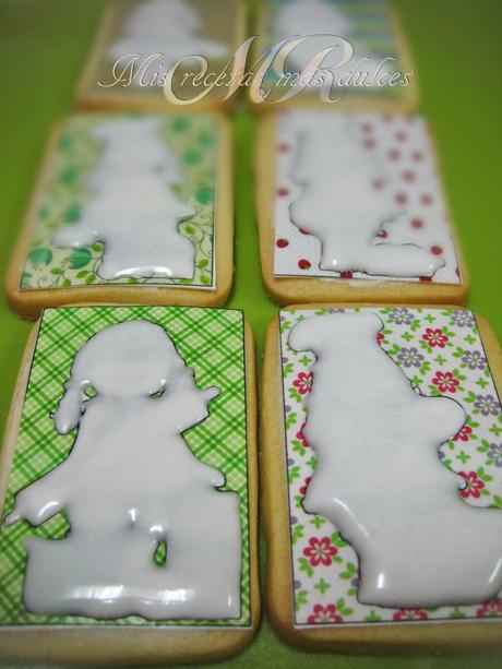 GALLETAS CON PAPEL DE AZÚCAR Y GLASEADAS GALLETAS CON PAPEL DE AZÚCAR Y GLASEADAS