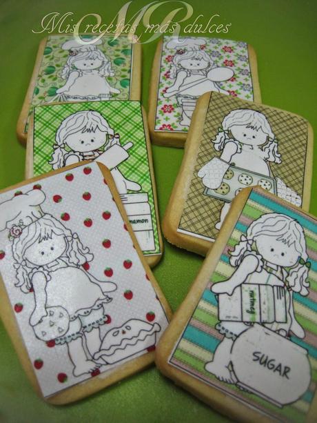 GALLETAS CON PAPEL DE AZÚCAR Y GLASEADAS GALLETAS CON PAPEL DE AZÚCAR Y GLASEADAS