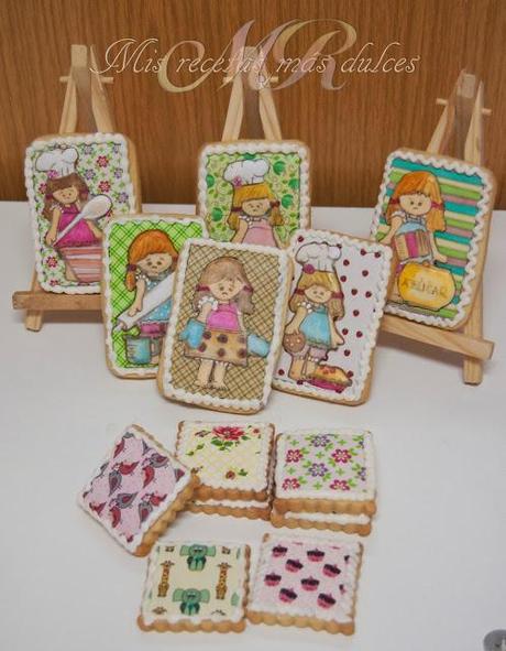 GALLETAS CON PAPEL DE AZÚCAR Y GLASEADAS GALLETAS CON PAPEL DE AZÚCAR Y GLASEADAS