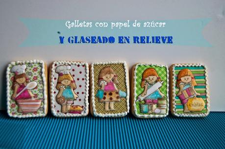GALLETAS CON PAPEL DE AZÚCAR Y GLASEADAS GALLETAS CON PAPEL DE AZÚCAR Y GLASEADAS