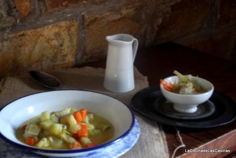 Porrusalda con Bacalao byJose y byMarga, de Cuchara y/o de Tapa o Aperitio Porrusalda con Bacalao byJose y byMarga, de Cuchara y/o de Tapa o Aperitio