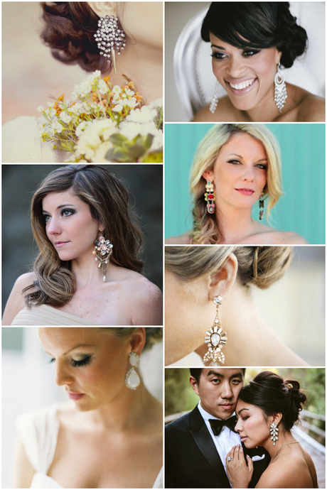 Obsesionada con los pendientes grandes/ Obsessed with statement earrings Brides with statement earrings