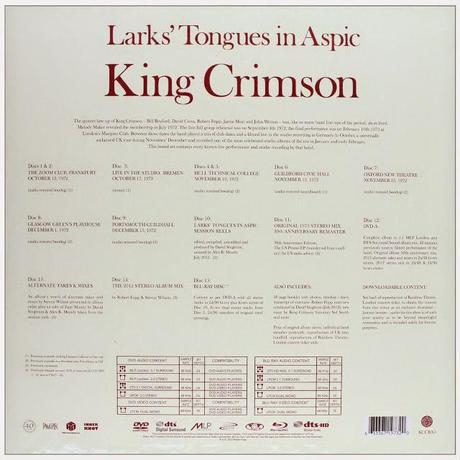 KING CRIMSON | STEVEN WILSON | TRES REMASTERIZACIONES DE SUPER LUJO KING CRIMSON | STEVEN WILSON | TRES REMASTERIZACIONES DE SUPER LUJO