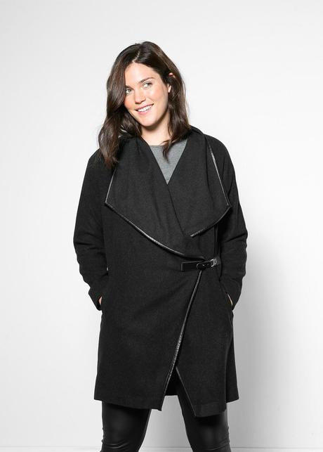 Llegó el frío...¡Abrígate con estilo!: Tendencias en abrigos. Abrigo cascada lana