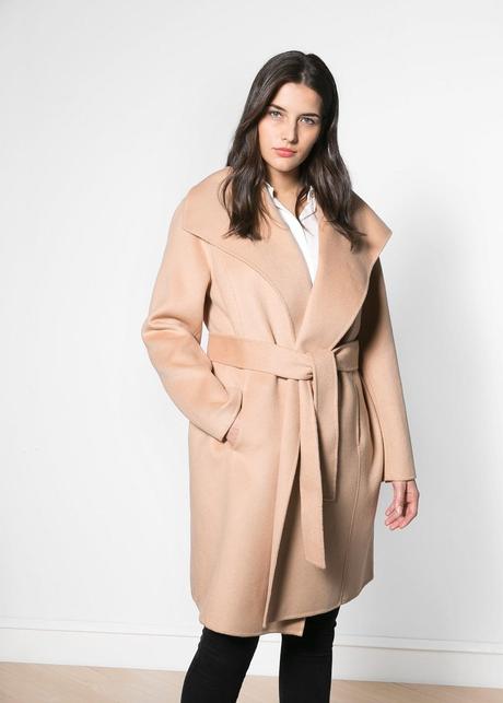 Llegó el frío...¡Abrígate con estilo!: Tendencias en abrigos. Abrigo envolvente lana