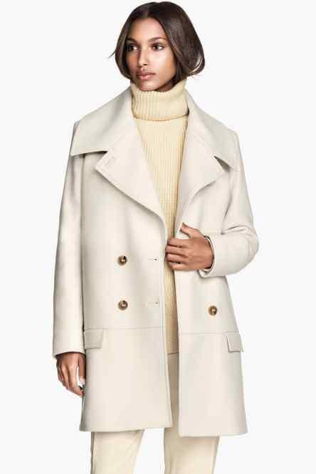 Llegó el frío...¡Abrígate con estilo!: Tendencias en abrigos. Abrigo en mezcla de lana