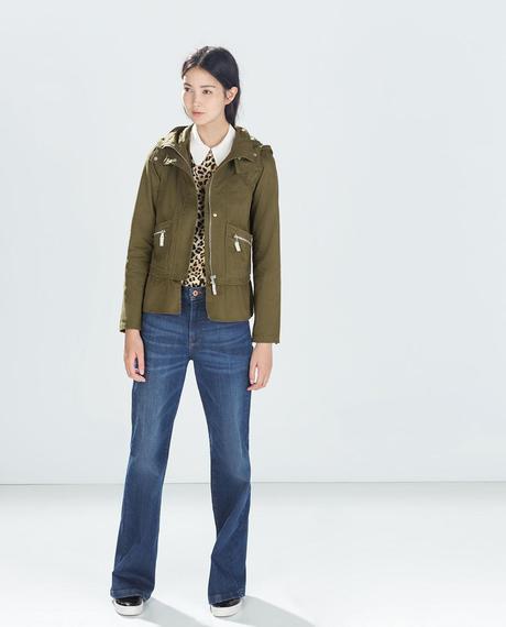 Llegó el frío...¡Abrígate con estilo!: Tendencias en abrigos. Imagen 1 de PARKA VUELO BAJO de Zara