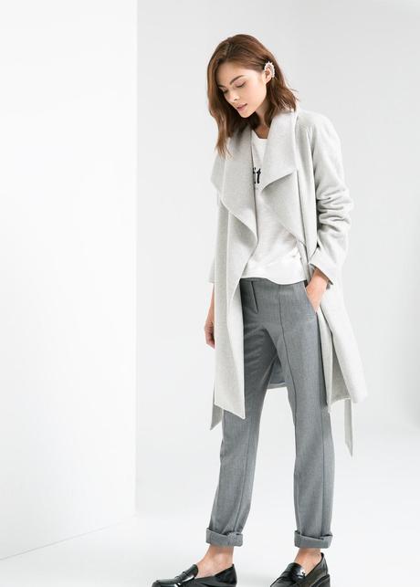 Llegó el frío...¡Abrígate con estilo!: Tendencias en abrigos. Abrigo lana solapas