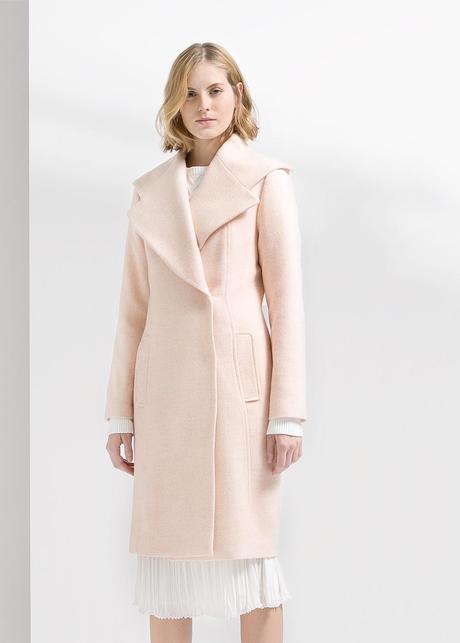 Llegó el frío...¡Abrígate con estilo!: Tendencias en abrigos. Abrigo lana maxi solapas