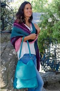 Complementos cálidos y coloridos poncho capa flecos lamauri Complementos cálidos y coloridos