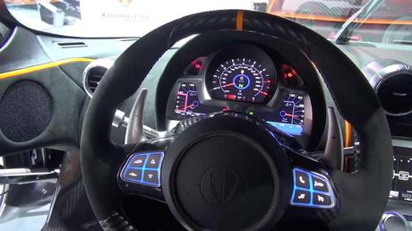 Koenigsegg One:1 interior