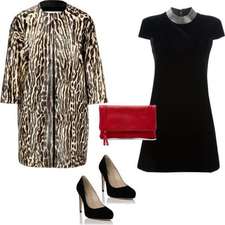 Animal print, negro y un toque de rojo Animal print, negro y un toque de rojo