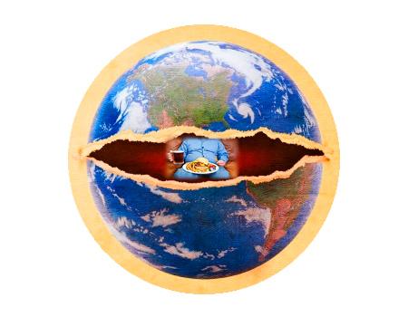 La obesidad ¡estamos en contra! mundo roto