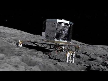 Misión Rosetta: La sonda Philae aterriza en el cometa 67P