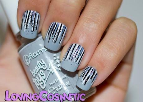 Flormar - Beauty Toys - Nail Art Flormar nail art diseño uñas nails beauty toys esmalte nail polish gris princess castle