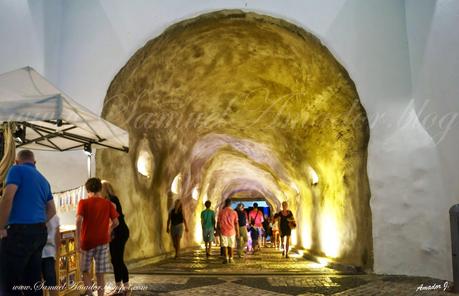 ALBUFEIRA (Portugal): PRAIA DOS PESCADORES y CENTRO de NOCHE