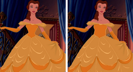 Así serían las Princesas de Disney con medidas reales Bella imagen de Disney e imagen de BuzzFeed/Loryn Brantz/Walt Disney Studios