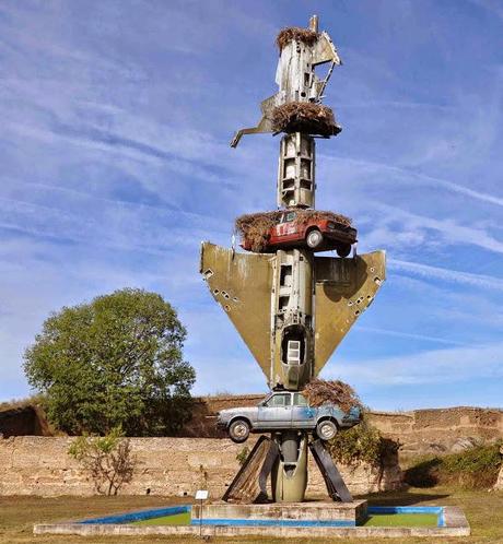 escultura en el Museo de Wolf Vostell