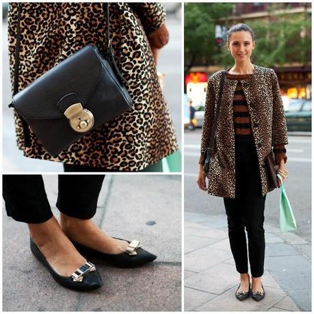 Cómo combinar un abrigo de animal print: Street Style