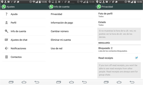 WhatsApp ya permite desactivar en su beta el doble check azul. ¿Cómo? whatsappquitarazul