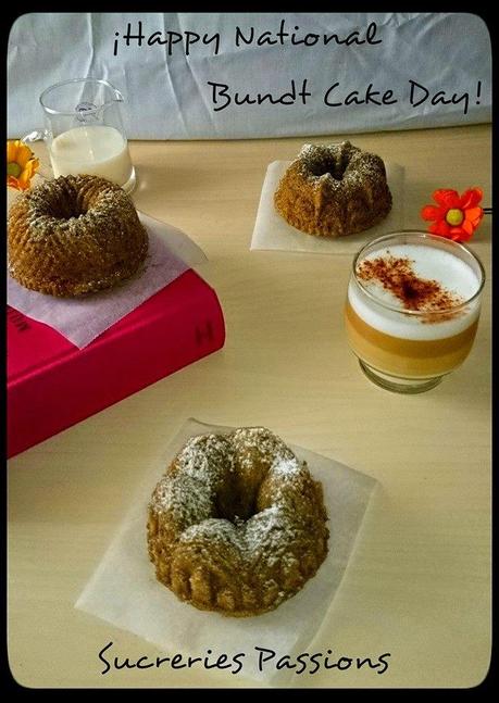 National Bundt Day : Mini Bundts de Té Matcha National Bundt Day : Mini Bundts de Té Matcha