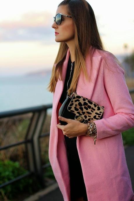 Pink Woolen Coat