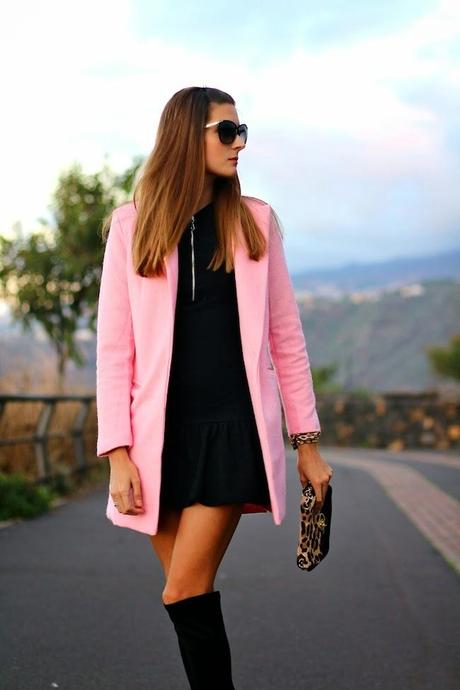 Pink Woolen Coat