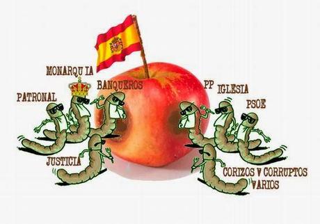 Crece la España negra y corrupta.