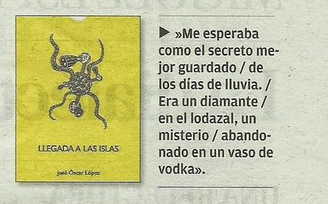Primera reseña de `Llegada a las islas´ Primera reseña de `Llegada a las islas´