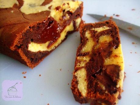 Bizcocho choco-stracciatella Bizcocho choco-stracciatella