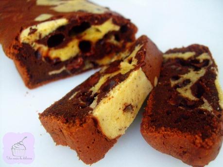 Bizcocho choco-stracciatella Bizcocho choco-stracciatella