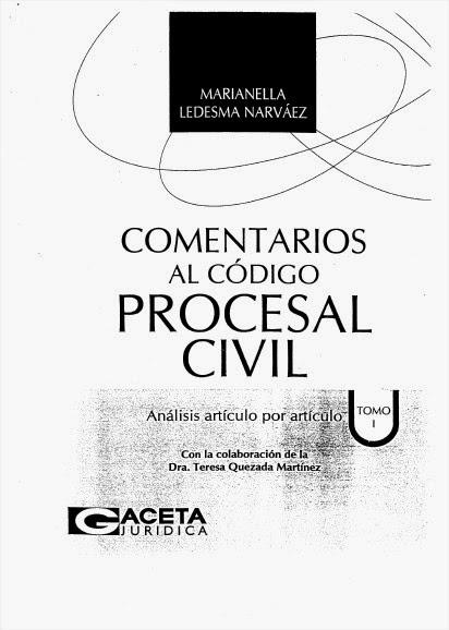 Codigo Procesal Civil Comentado, Gaceta Juridica Codigo Procesal Civil Comentado, Gaceta Juridica