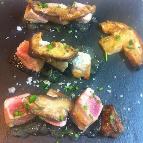 Secreto Ibérico Con Boletus Secreto Ibérico Con Boletus