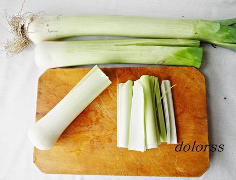 Cómo limpiar los puerros Cómo limpiar los puerros