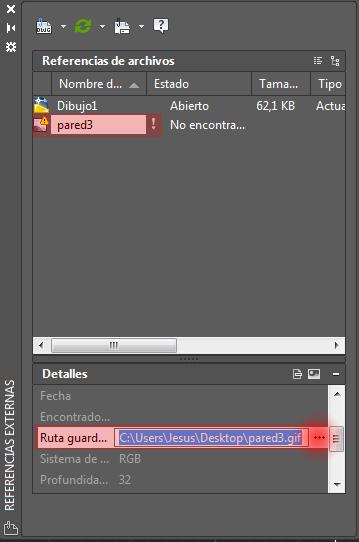 Desapareció la textura o imagen insertada en Autocad 2015 Desapareció la textura o imagen insertada en Autocad 2015