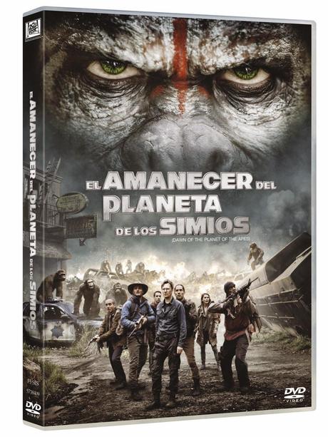 El amanecer del Planeta de los Simios en Blu-Ray 3D, Blu-ray y DVD