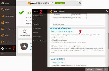 Como quitar el sonido de actualización de Avast Como quitar el sonido de actualización de Avast