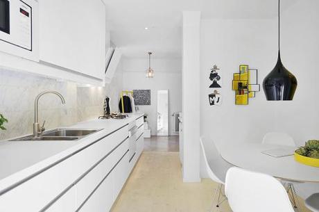 muebles de diseño lámparas de diseño estilo nórdico escandinavo decoración en blanco decoracion diseño interiores decoración detalles de color cocinas nórdicas cocinas modernas blancas blog decoración nórdica Atrevidos toques de amarillo deco 