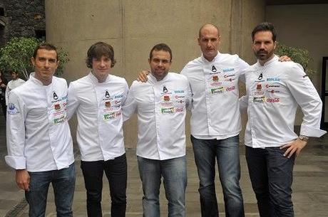 Ganadores de la semifinal de cocinero del año celebrada en Tenerife