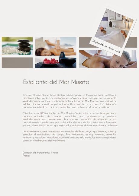 Carta de exfoliantes corporales