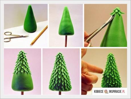 DIY PARA NAVIDAD 1.-DIY-Árbol-de-Navidad-con-plastilina