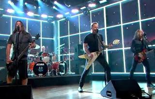 Vídeo de Metallica interpretando 'Hit the Lights' en televisión