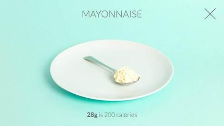 Calorific: La aplicación que te enseña como son 200 calorías Mayonesa 200 calorias